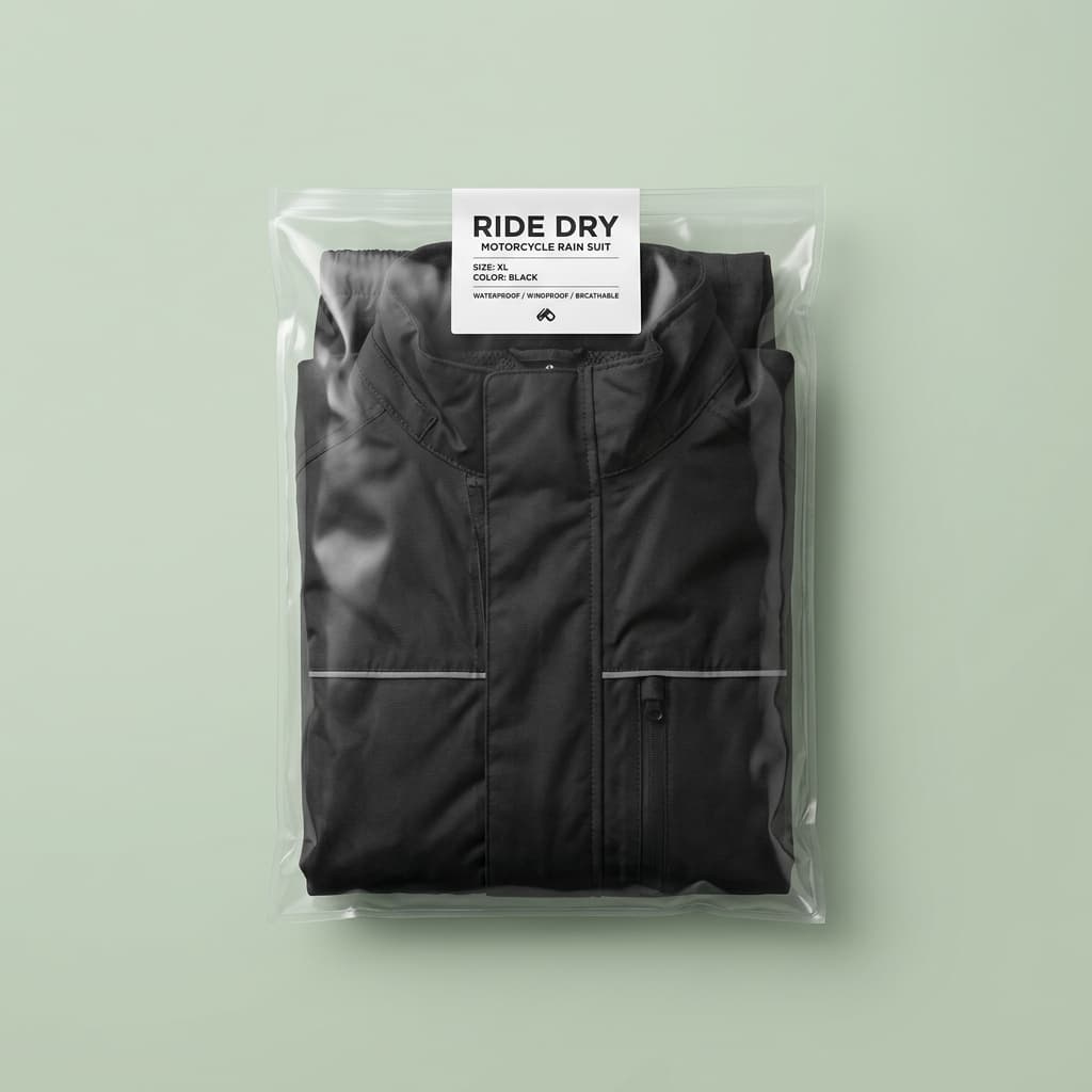 Impermeable empacado